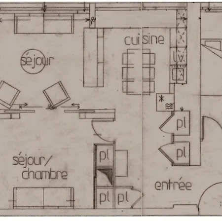 Appartement Renove 64M², 6 Pers, Balcon, Acces Wi-Fi, Pistes - Fr-1-455-104 Apartment La Plagne